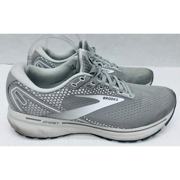 Brooks Shoes - Brooks Ghost 14 womens running shoe size 12 B medium Gray 1203561B089 EU44.5